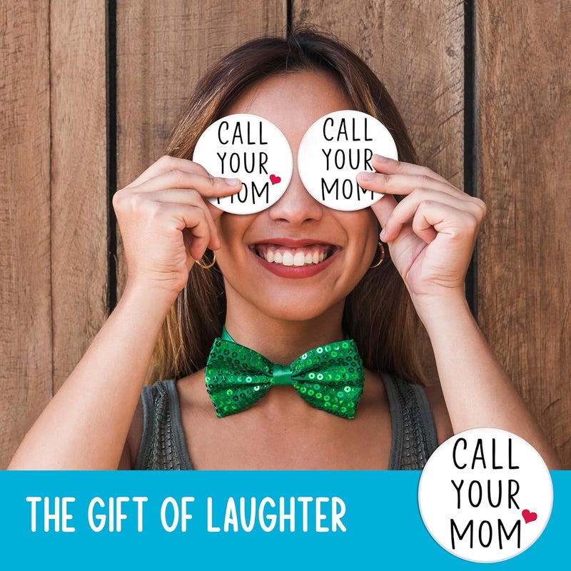 Bazaar Encounters Call Your Mom Funny Fridge Magnet - Stocking Stuffer for for Daughters, Sons, and College Students – Reminder Magnets Décor for Home, Office and Apartment - Image 4